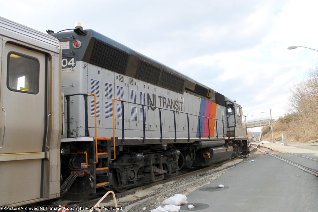 Metro Noth Train with NJTransit on the headend